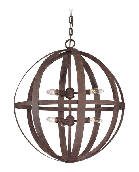 Troy Flatiron 6 Light Pendant Model: F2516WI
