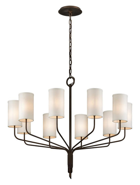 Troy Juniper 10 Light Chandelier Model: F6179