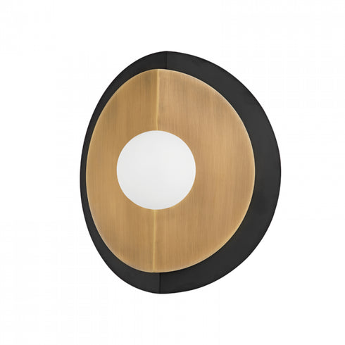 Troy Larson 1 Light Wall Sconce Model: B4221-PBR/SBK