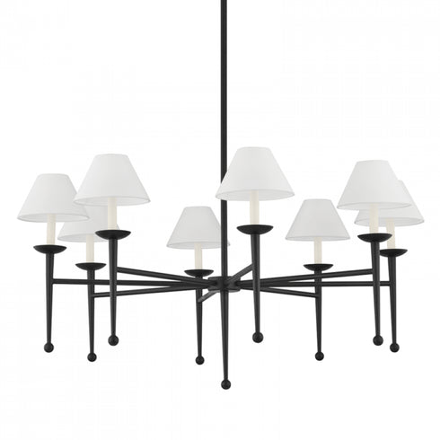 Troy London 8 Light Chandelier Model: F1208-FOR