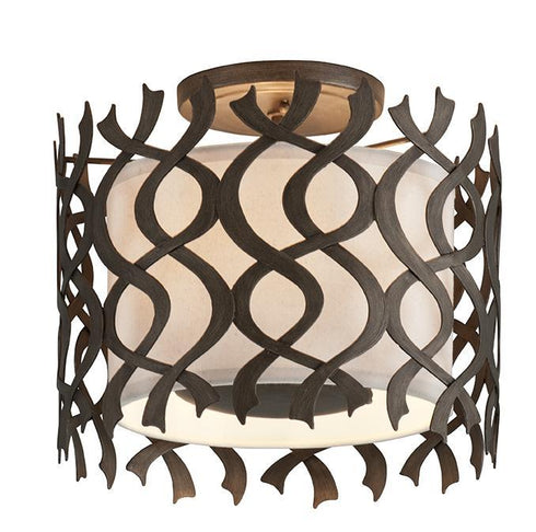 Troy Mai Tai 3 Light Ceiling Semi Flush Model: C6100