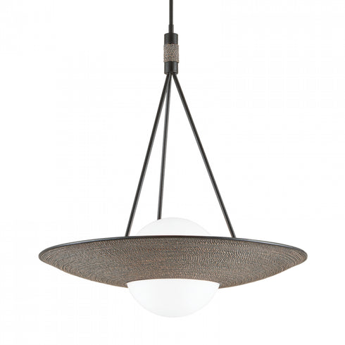 Troy Marius 1 Light Small Pendant Model: F7821-S-TBK