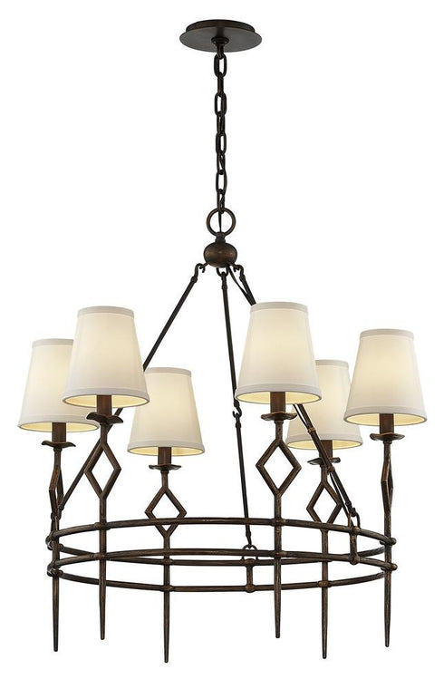 Troy Maurice 6 Light Chandelier Model: F6626