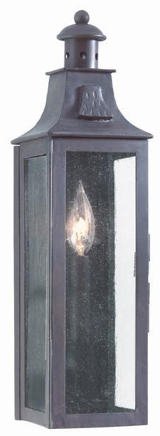 Troy Newton 1 Light Wall Pocket Lantern Small Model: BCD9007OBZ