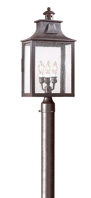 Troy Newton 3 Light Post Lantern Large Model: PCD9006OBZ