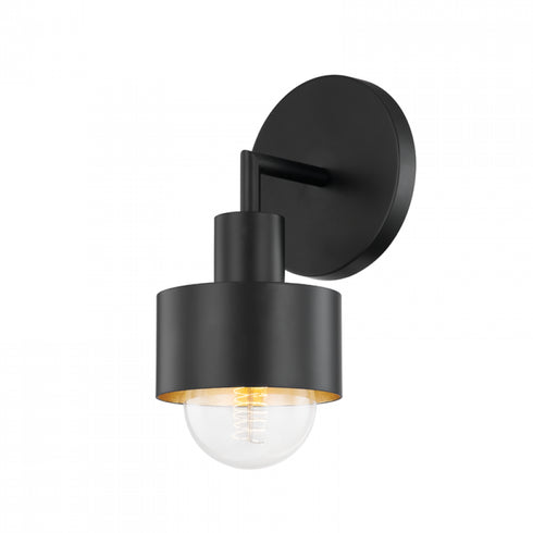Troy North 1 Light Wall Sconce Model: B8711-SBK/GL