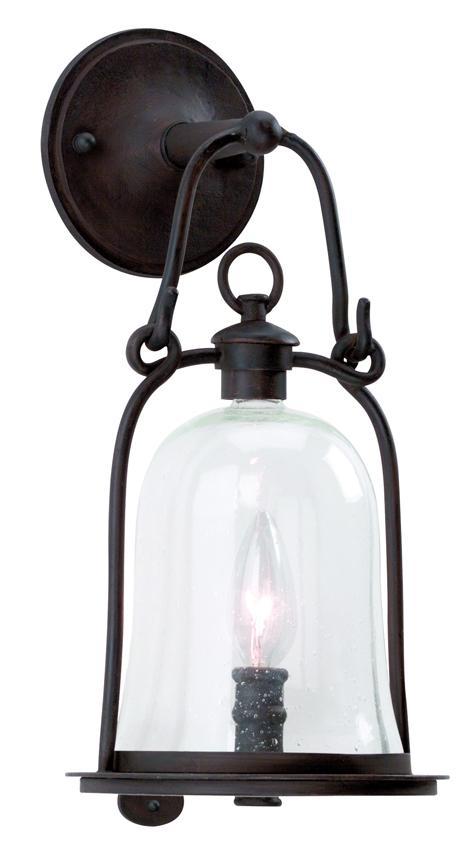 Troy Owings Mill 1 Light Wall Lantern Small Model: B9461NB