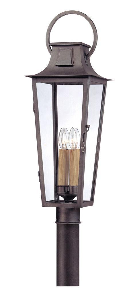 Troy Parisian Square 4 Light Post Lantern Large Model: P2965