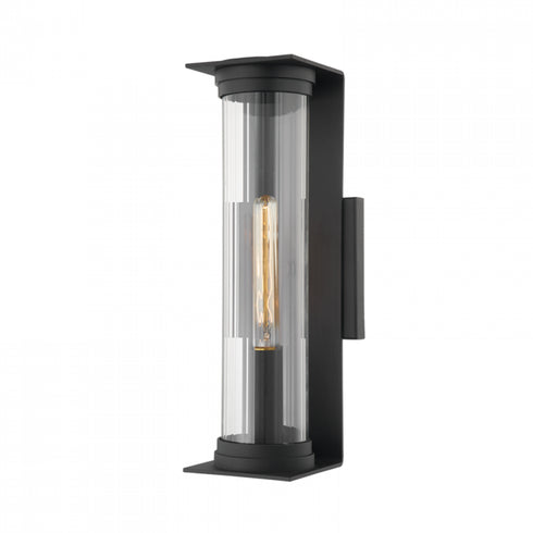 Troy Presley 1 Light Exterior Medium Wall Sconce Model: B1322-TBK