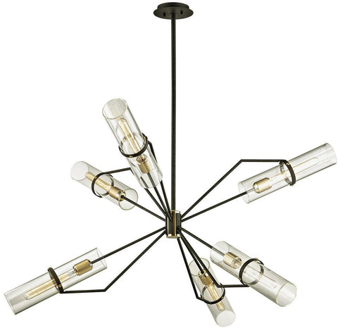 Troy Raef 6 Light Chandelier Model: F6318-TBZ/BBA