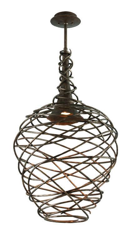 Troy Sanctuary 1 Light Pendant Large Model: F4186