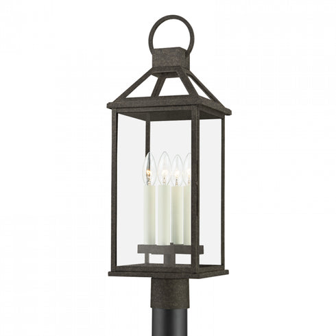 Troy Sanders 4 Light Large Exterior Post Model: P2745-FRN