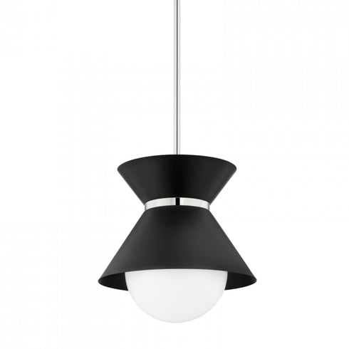 Troy Scout 1 Light Small Pendant Model: F8615-SWH/PBR