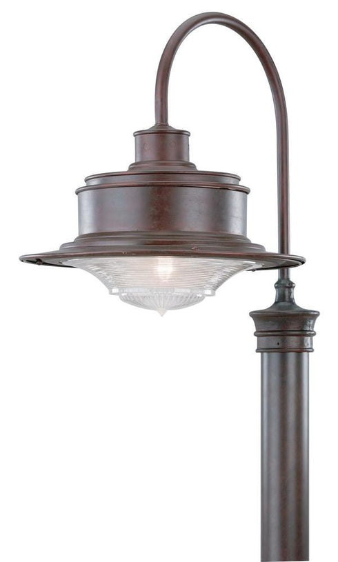 Troy South Street 1 Light Post Downlight Large Old Model: P9394OR