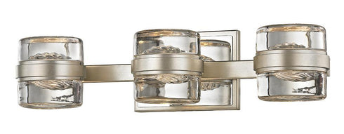 Troy Splash 3 Light Wall Bath Silver Leaf Model: B5693