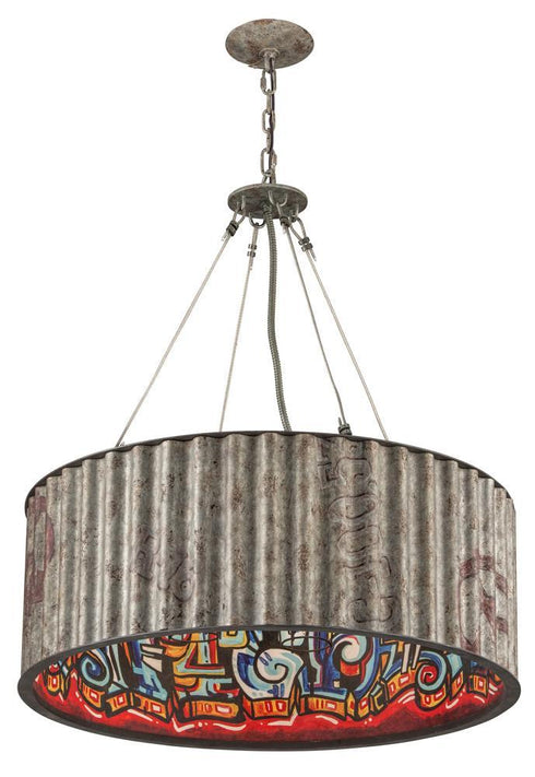 Troy Street Art 6 Light Pendant Large Model: F4766