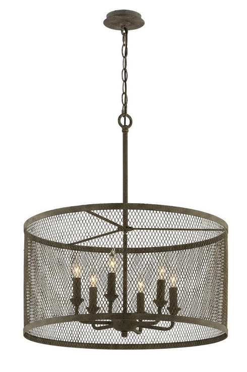 Troy Village Tavern 6 Light Pendant Dining Model: F4848