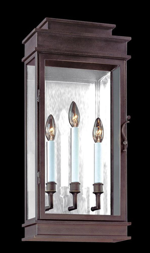 Troy Vintage 3 Light Wall Lantern Large Model: B2973