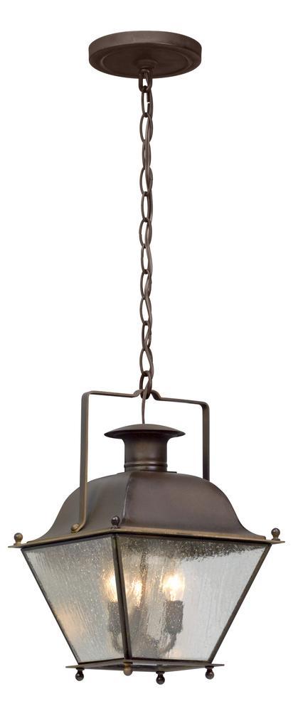 Troy Wellesley 3 Light Hanger Lantern S Model: F5077NR
