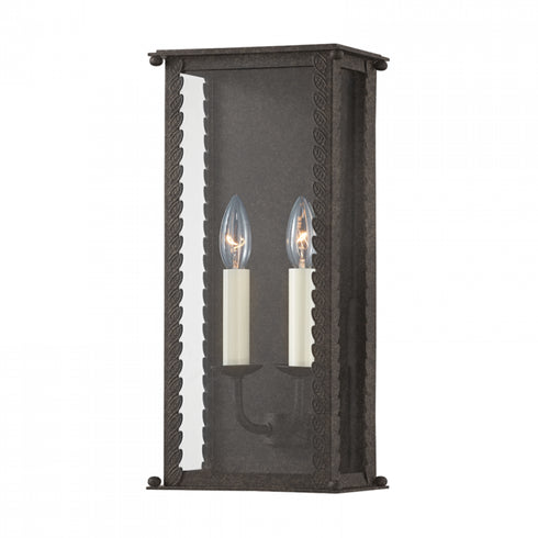 Troy Zuma 2 Light Medium Exterior Wall Sconce Model: B6712-FRN