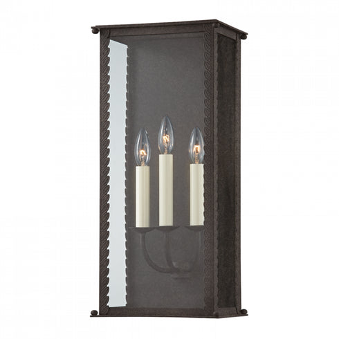 Troy Zuma 3 Light Large Exterior Wall Sconce Model: B6713-FRN