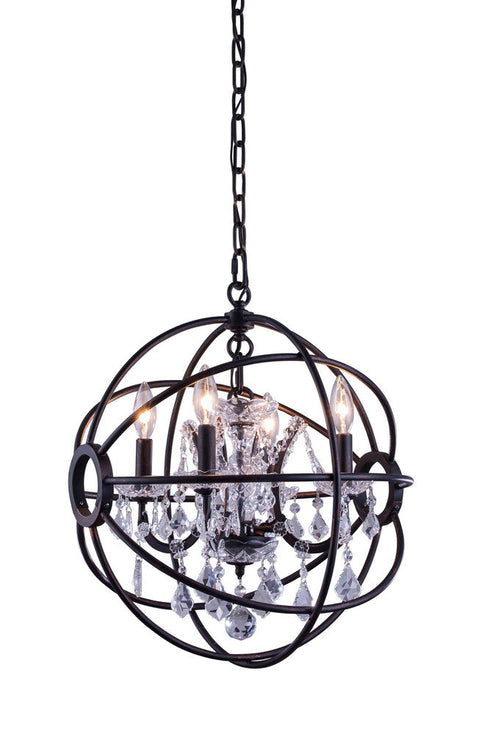 Urban Classic Geneva 4 Light Pendant Model: 1130D17RI/RC