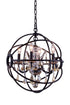 Urban Classic Geneva 4 Light Pendant Model: 1130D17RI/RC
