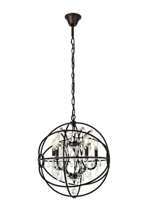 Urban Classic Geneva 5 Light Pendant Model: 1130D20RI/RC