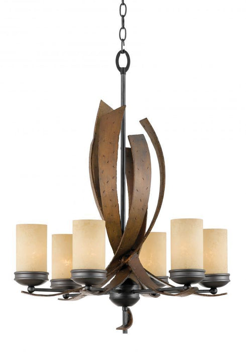 Varaluz 112C06B Aizen 6-lt Chandelier