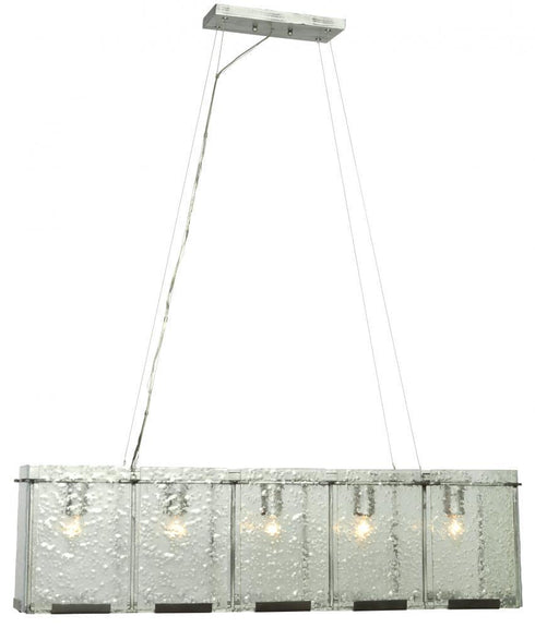 Varaluz 160N05RN Rain 5-lt Linear Pendant