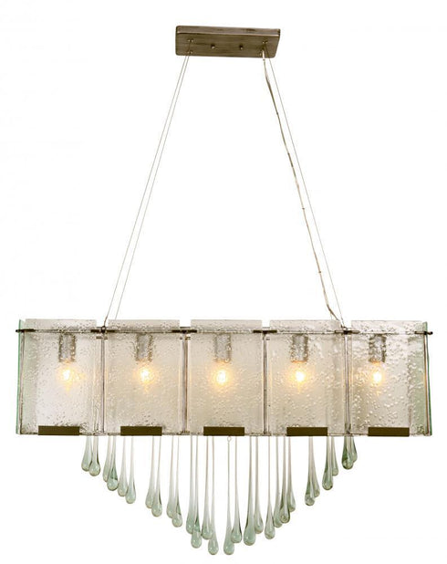 Varaluz 160N05RN Rain 5-lt Linear Pendant