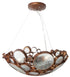 Varaluz 165P03 Fascination 3-lt Bowl Pendant