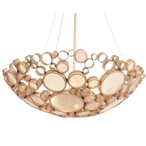 Varaluz 165P04ZG Fascination 4-lt Bowl Pendant
