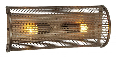 Varaluz Lit-mesh Test Lit Mesh Test 2 Light Bath New Bronze Model: 231B02NB