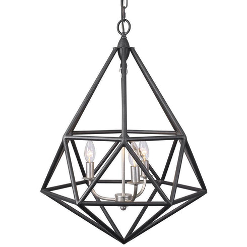 Varaluz 236P03FIG Facet 3-lt Pendant