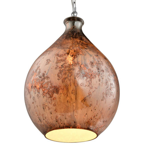 Varaluz French Quarter 1 Light Pendant Pearl White Model: 274P01A