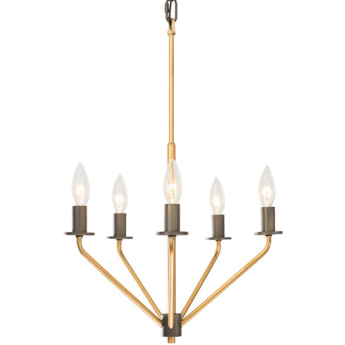 Varaluz 282C05AGRB Jake 5-lt Chandelier