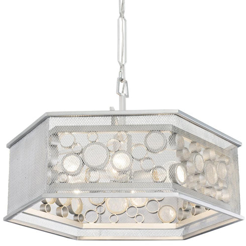 Varaluz 293P06MS Fascination 6-lt Hex Pendant