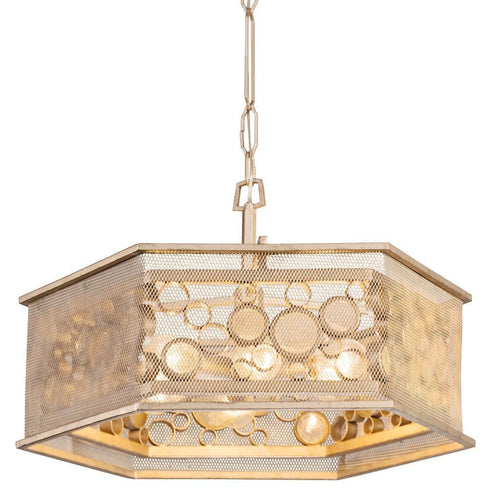 Varaluz 293P06ZG Fascination 6-lt Hex Pendant