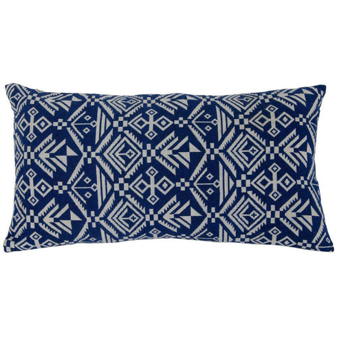 Varaluz 421A02BU Varaluz Casa Natural Linen / Canvas Lumbar Throw Pillow