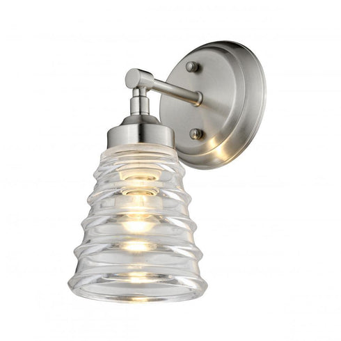 Varaluz Amherst 1 Light Bath Brushed Nickel Model: 313B01BN