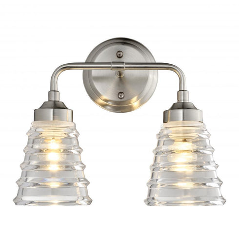 Varaluz Amherst 2 Light Bath Brushed Nickel Model: 313B02BN