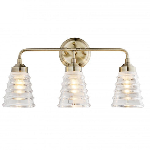 Varaluz Amherst 3 Light Bath Antique Brass Model: 313B03AB
