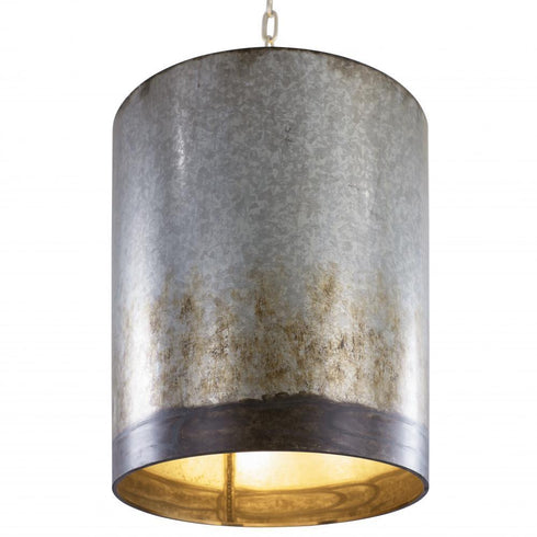 Varaluz Cannery 3 Light Pendant Ombre Galvanized Model: 323P03OG
