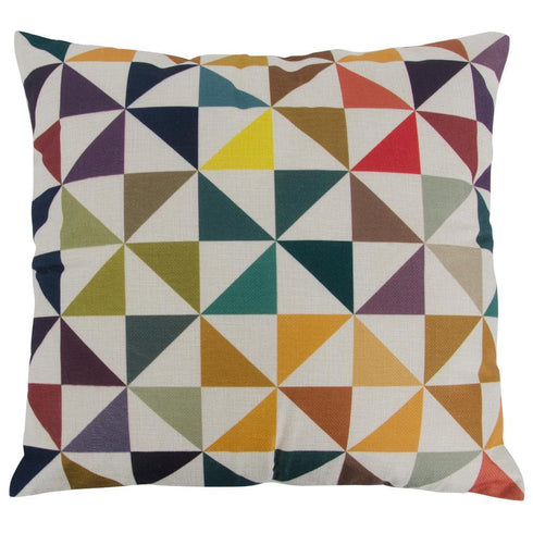 Varaluz Casa Colorful Triangles Square Throw Pillow Model: 420A01