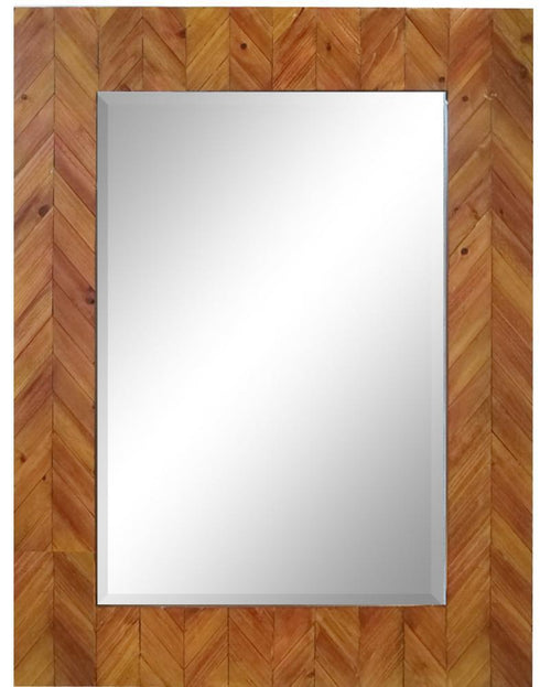 Varaluz Casa Deco Reclaimed Wood Rectangular Mirror Model: 405A20