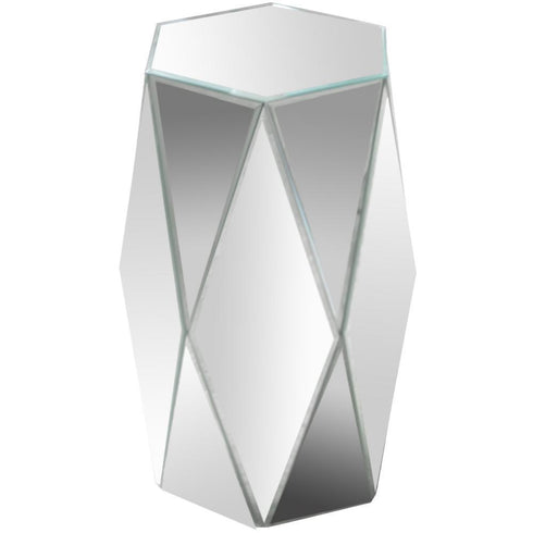 Varaluz Casa Hexagonal Mirrored Accent Table Model: 422A01