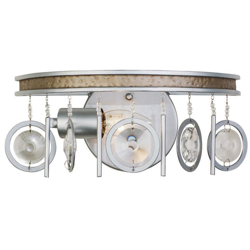 Varaluz Charmed 1 Light Bath Fixture Silve Model: 296B01SICM