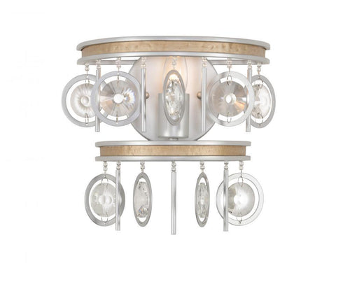 Varaluz Charmed 1 Light Wall Sconce Silve Champagne Model: 296W01SICM