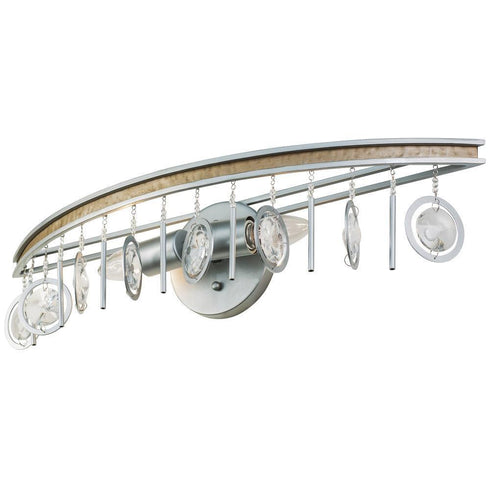 Varaluz Charmed 2 Light Bath Fixture Silve Model: 296B02SICM